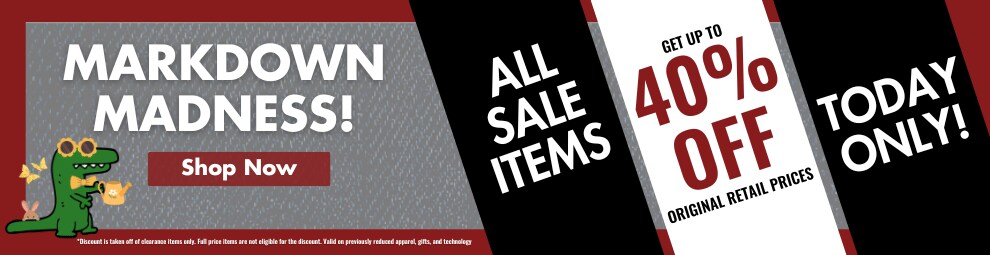 Markdown Madness - Today Only